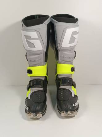 Мотоботы GAERNE SG-12 серо-желтые 42