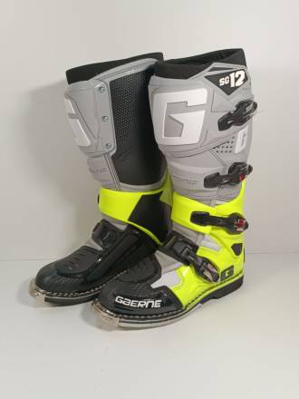 Мотоботы GAERNE SG-12 серо-желтые 42