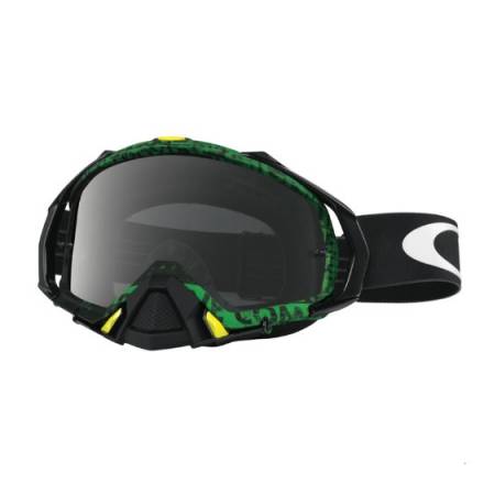 Очки для мотокросса OAKLEY Mayhem Pro Distress зеленые-черные / темно-серая (OO7051-31)