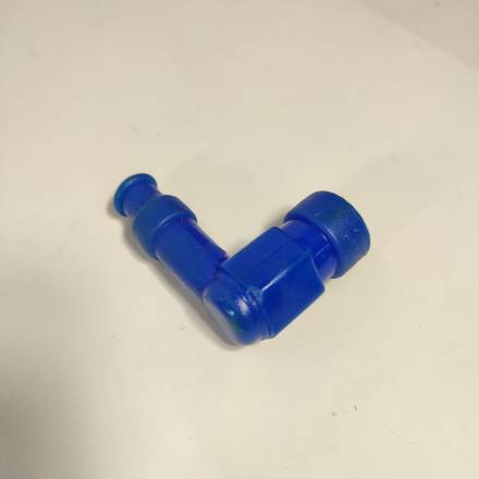 Колпачок свечной мото силикон (синий)